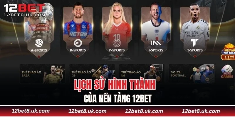 Lịch sử hình thành của nền tảng 12BET